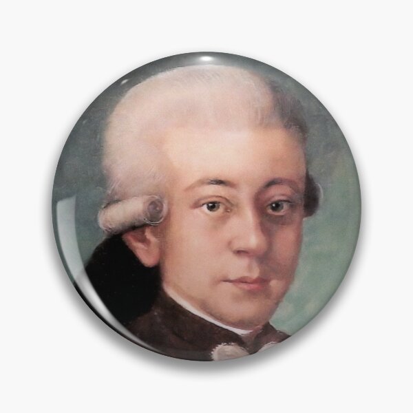 Item preview, AMADEUS MOZART Portrait designed and sold by Robert Zietara.