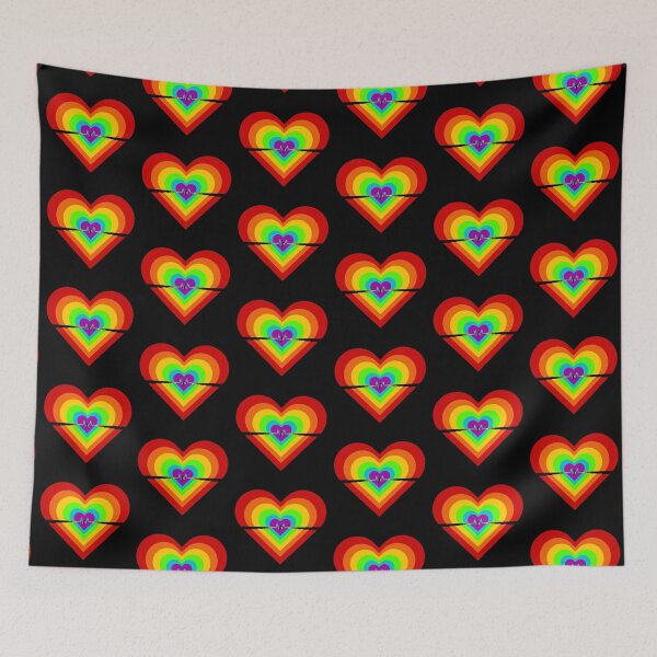 Item preview, Pride Flag Hearts - Gay designed and sold by thesassypanda.