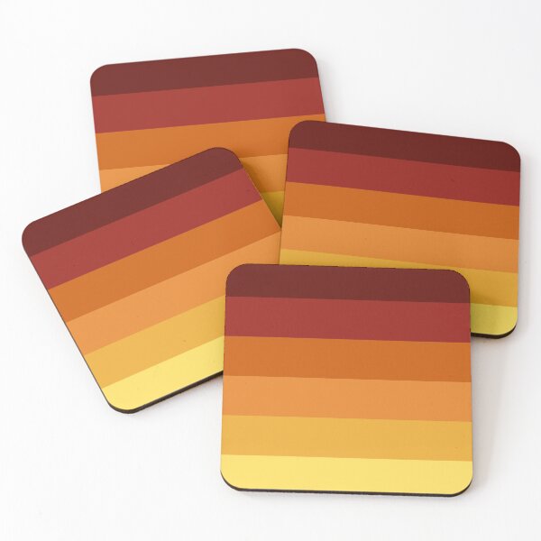 Item preview, Burnt Orange Descending Stripes Fall Mood Pattern designed and sold by thecooltable.