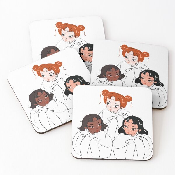 Item preview, better together | three pretty best friends  designed and sold by iristocat.