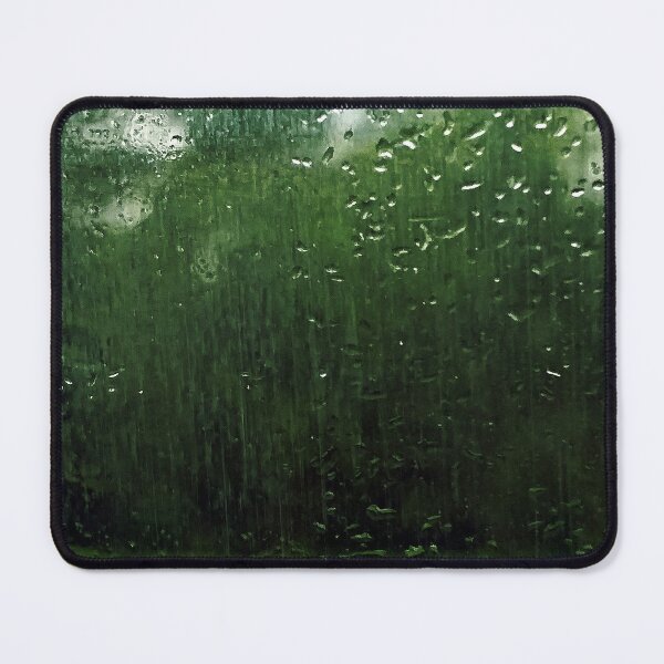Item preview, Window Raindrops Green Trees Abstract designed and sold by worldways.