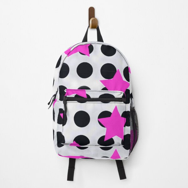 Item preview, Polka dots and pink stars designed and sold by MsArtyCrafts.
