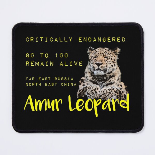 Item preview, Critically Endangered Amur Leopard designed and sold by EmptyFigureHead.
