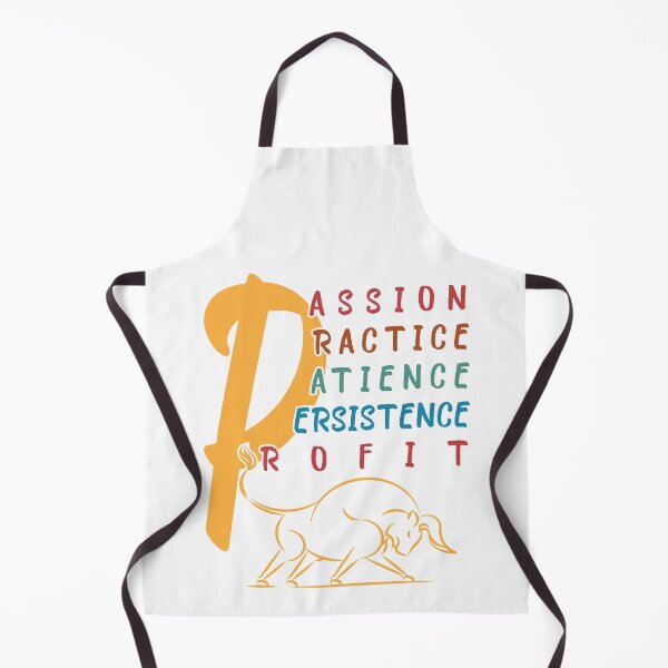 Item preview, Passion Practice Patience Persistence Profit, Bull Market Funny Quotes designed and sold by levdone.