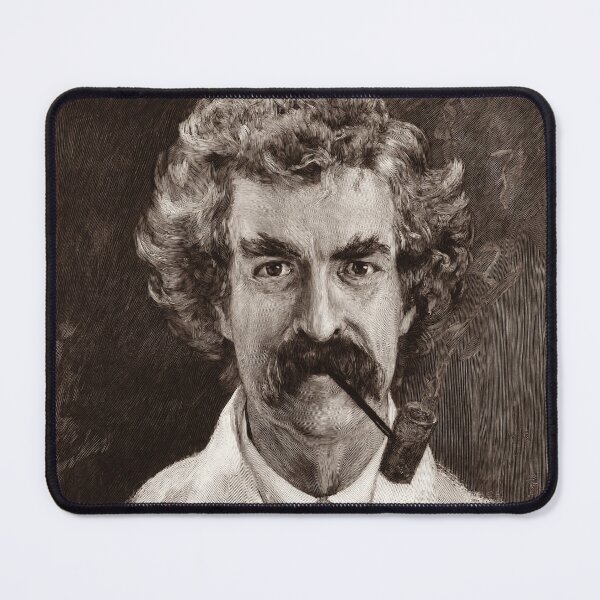 Item preview, Mark Twain Engraved Portrait  designed and sold by warishellstore.