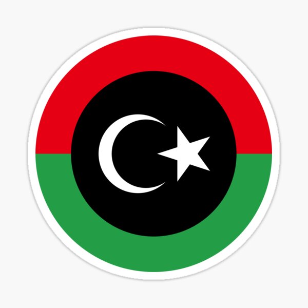 STICKER*** #2 ***LIBYA LIBIAN LIBYAN VINYL FLAG DECAL