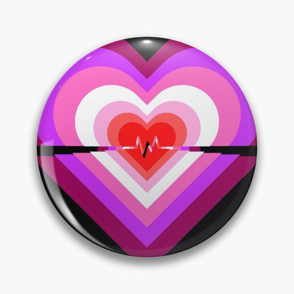 Item preview, Pride Flag Hearts - lesbian designed and sold by thesassypanda.