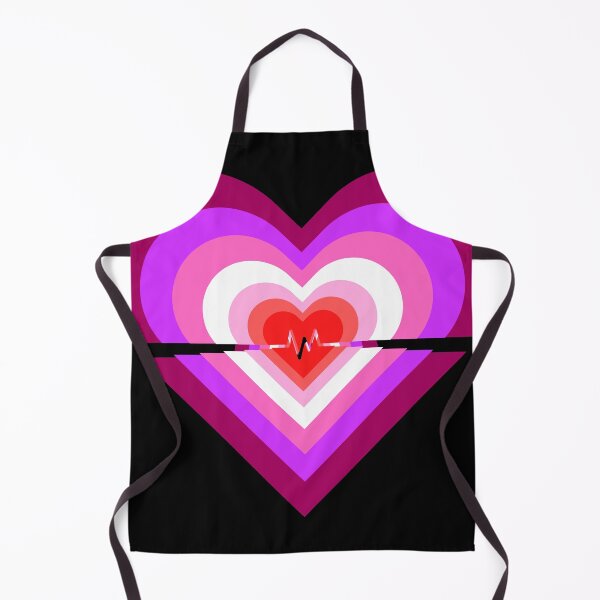 Item preview, Pride Flag Hearts - lesbian designed and sold by thesassypanda.