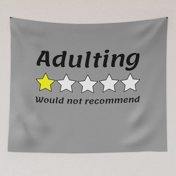 Item preview, Adulting Would Not Recommend designed and sold by StephenMollie.