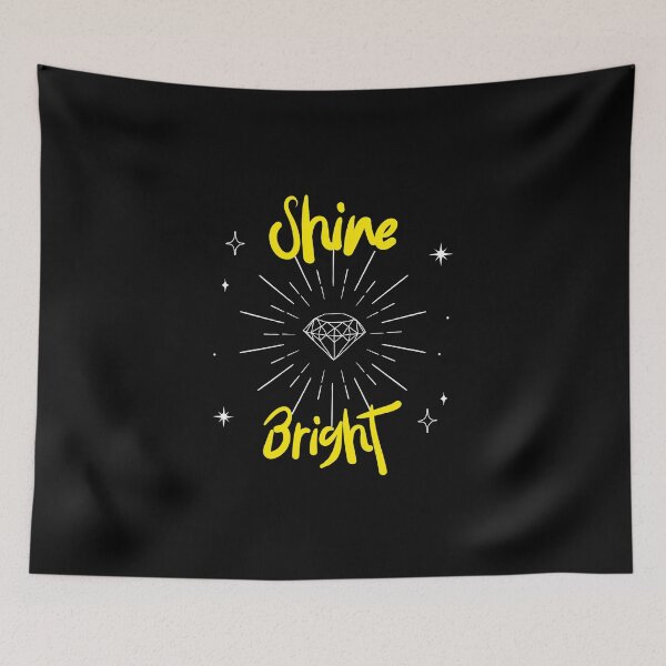 Item preview, Shine Bright - Diamond (dark) designed and sold by Quirkdom.