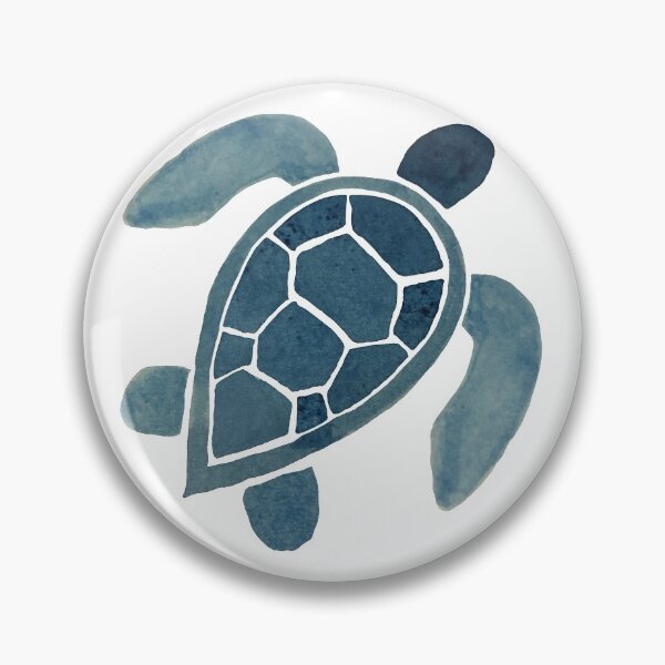 Item preview, Blue watercolour sea turtle designed and sold by Phoebew03.