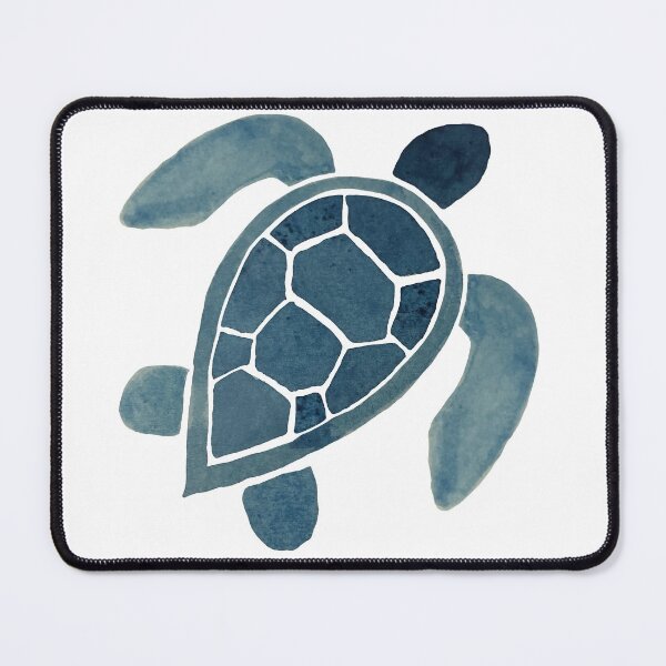 Item preview, Blue watercolour sea turtle designed and sold by Phoebew03.