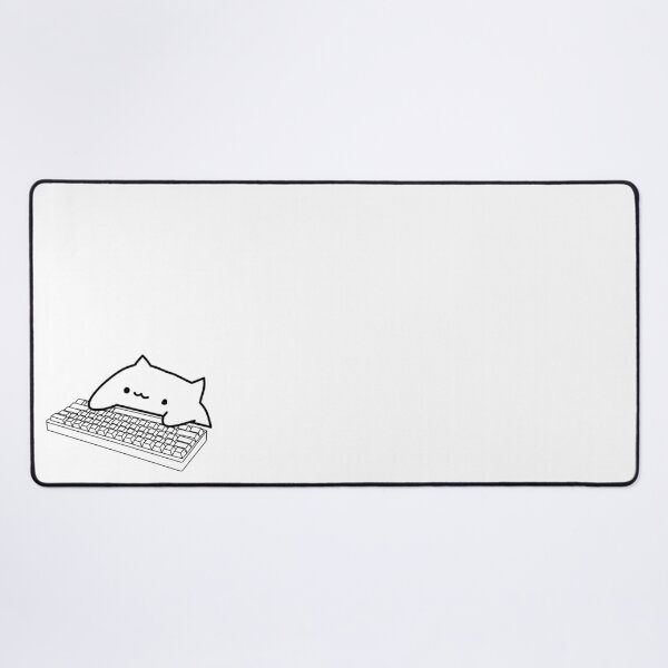 Bongo Cat Mechanical Keyboard Desk Mat