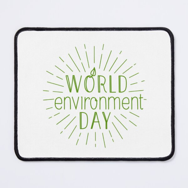 Item preview, World Environment Day - Green Logo Simple Minimalist designed and sold by WearWolfDesigns.