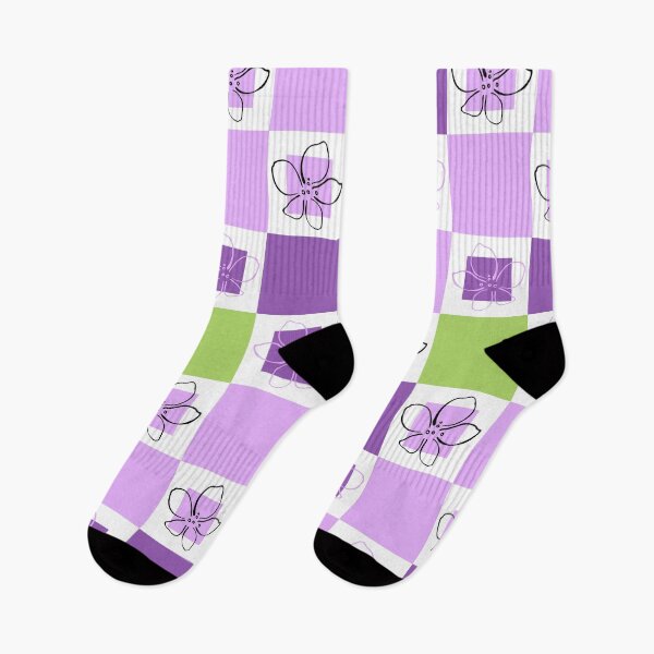 Item preview, Wild Orchid Flowers in diagonal grid Pattern designed and sold by Dreams of Dubai.