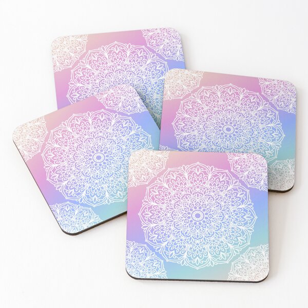 Item preview, Pastel Rainbow Mandala Kaleidoscope designed and sold by Julie Erin Designs.