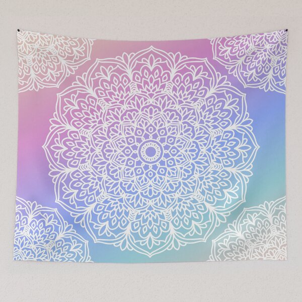 Item preview, Pastel Rainbow Mandala Kaleidoscope designed and sold by Julie Erin Designs.