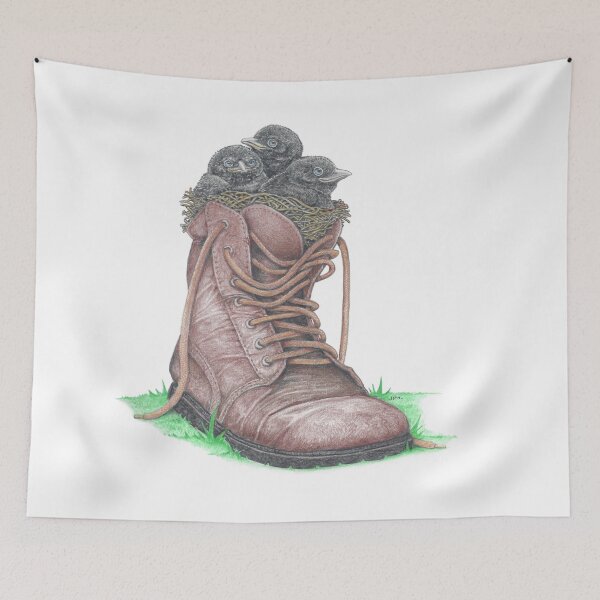 Item preview, Murder of Baby Crows in a Boot designed and sold by JimsBirds.