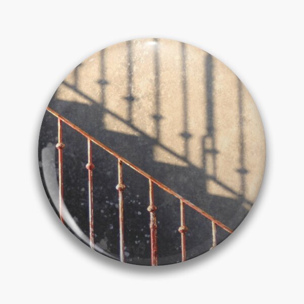 Item preview, Rusty wrought iron handrail and its shadow designed and sold by Anna Lemos.
