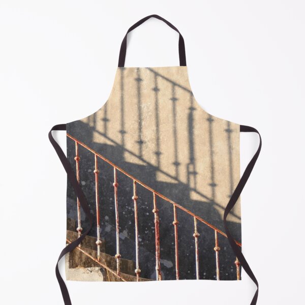 Item preview, Rusty wrought iron handrail and its shadow designed and sold by Anna Lemos.