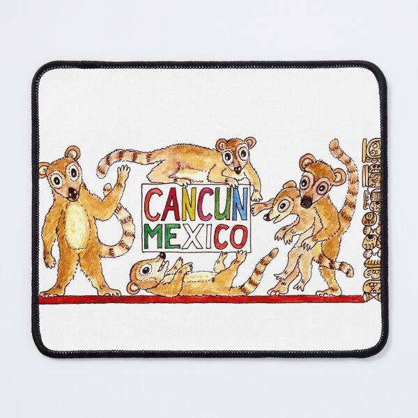 Item preview, Cancun Mexico 01 coatimundis designed and sold by Lacambalam.