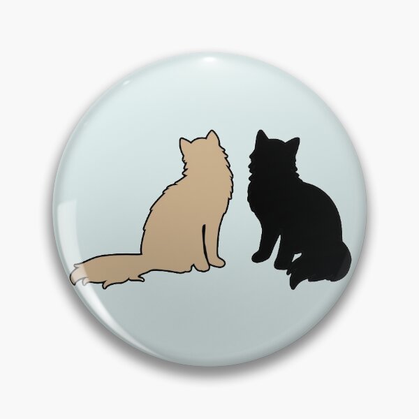 Item preview, Bella & Edward Twinning (Black & Beige Cats) designed and sold by andmarstan.