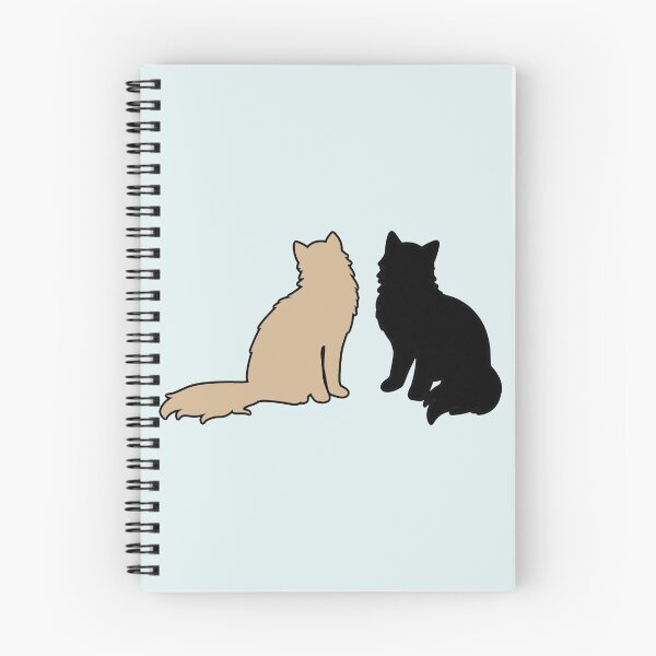 Item preview, Bella & Edward Twinning (Black & Beige Cats) designed and sold by andmarstan.