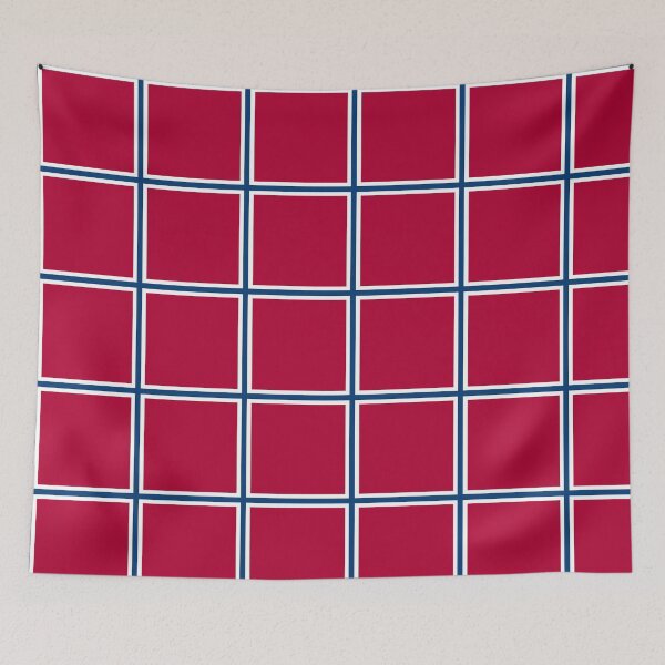 Item preview, Red White and Blue Grid designed and sold by PharrisArt.