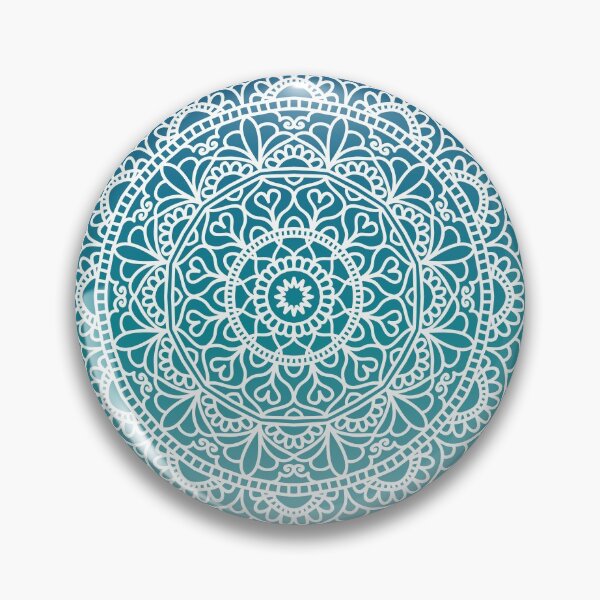 Item preview, Indigo Blue Gradient Mandala designed and sold by Julie Erin Designs.