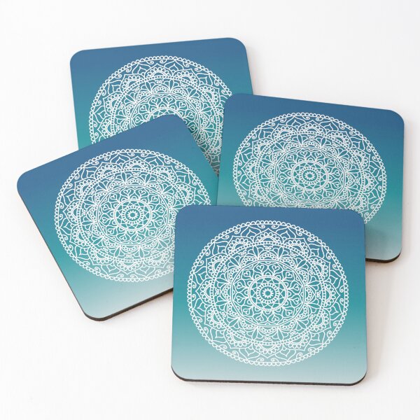 Item preview, Indigo Blue Gradient Mandala designed and sold by Julie Erin Designs.