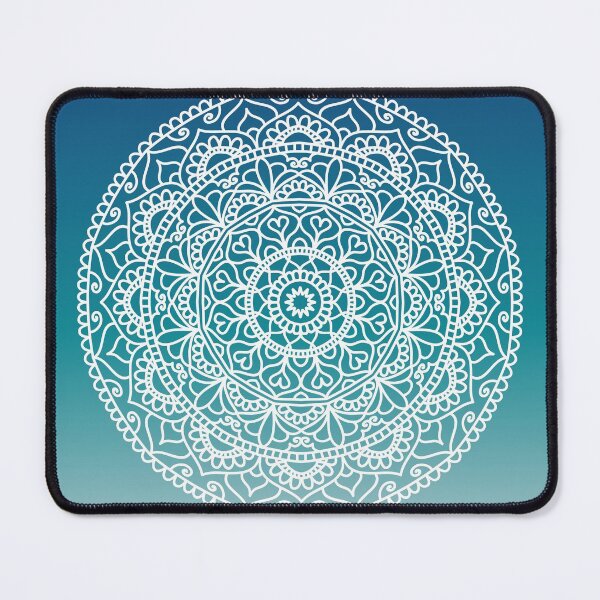 Item preview, Indigo Blue Gradient Mandala designed and sold by Julie Erin Designs.