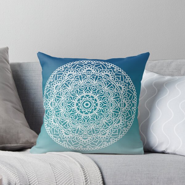 Item preview, Indigo Blue Gradient Mandala designed and sold by Julie Erin Designs.