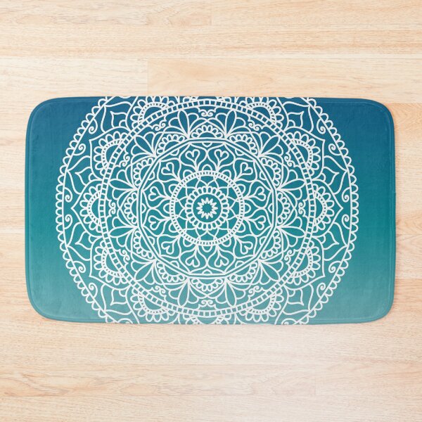 Item preview, Indigo Blue Gradient Mandala designed and sold by Julie Erin Designs.