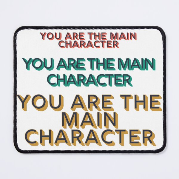 Item preview, You are the main character designed and sold by omaeth303.