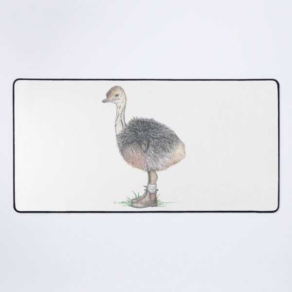 Item preview, Ostrich Chick in Chelsea Boots designed and sold by JimsBirds.