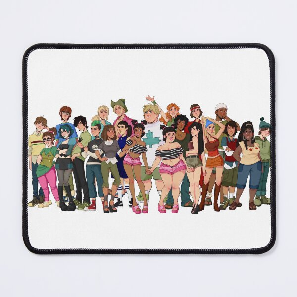 Item preview, Total Drama Island Characters designed and sold by Peppermintpapers Illustrations.
