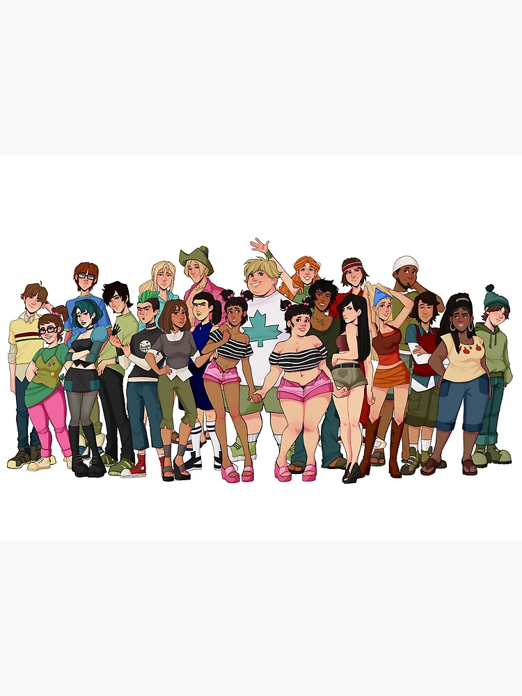 "Total Drama Island Characters" Poster for Sale by IzzyTee223 Redbubble