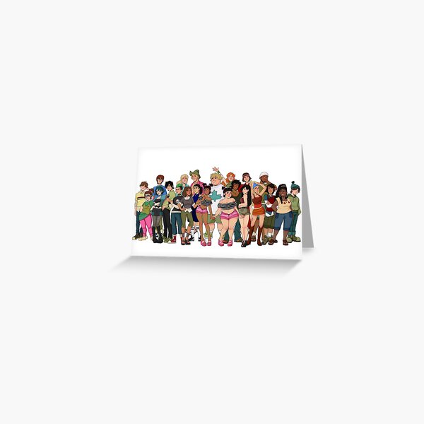 Total drama island 2023 girls Greeting Card for Sale by Beanziesdadshop