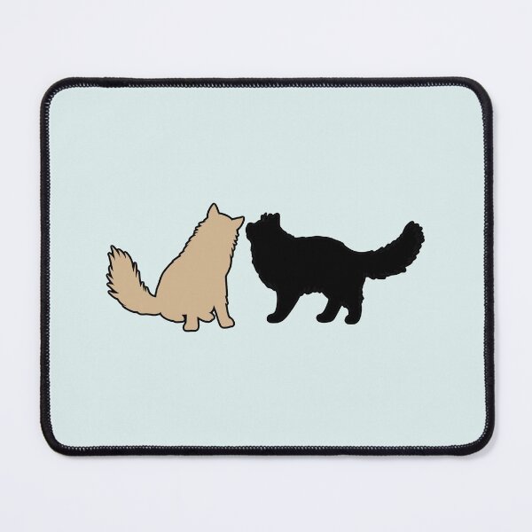 Item preview, Bella & Edward Telling Secrets (Black & Beige Cats) designed and sold by andmarstan.
