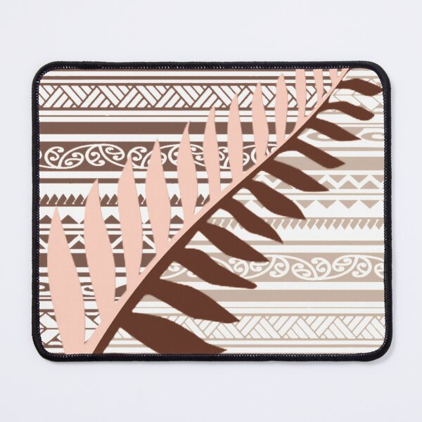 Item preview, Silver fern tribal brown designed and sold by attracdionz.