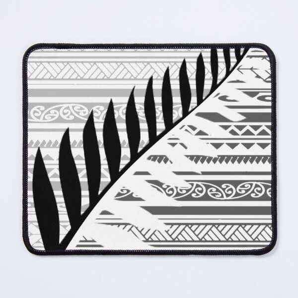 Item preview, Silver fern tribal designed and sold by attracdionz.