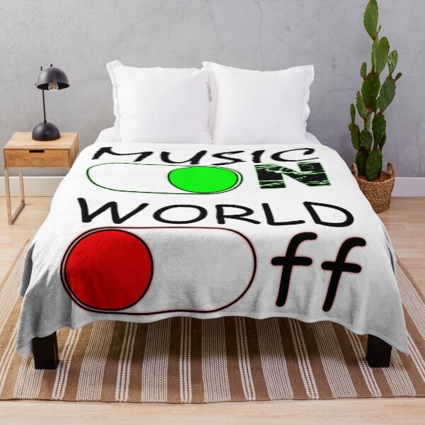 Item preview, Music On World Off designed and sold by Amindo.