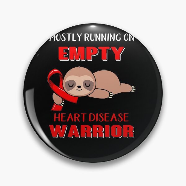 Item preview, Mostly Running On Empty Heart Disease Warrior designed and sold by Brad-FI.