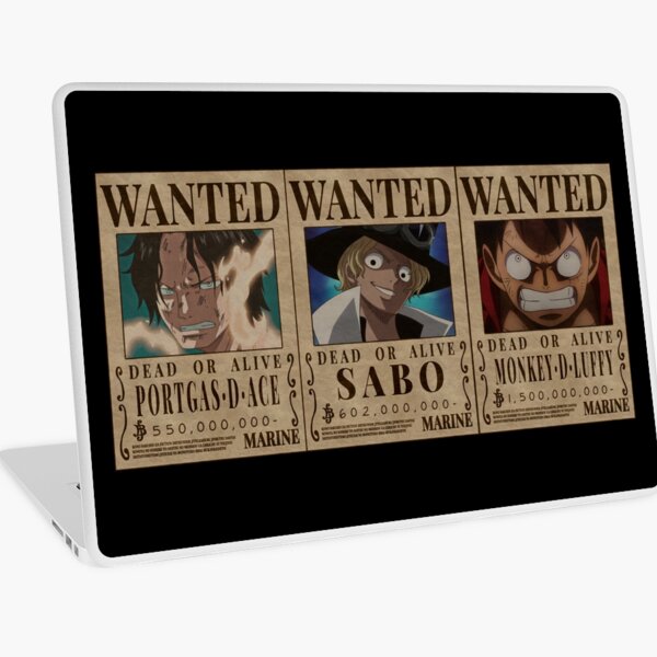 Luffy Ace Sabo Laptop Skins Redbubble
