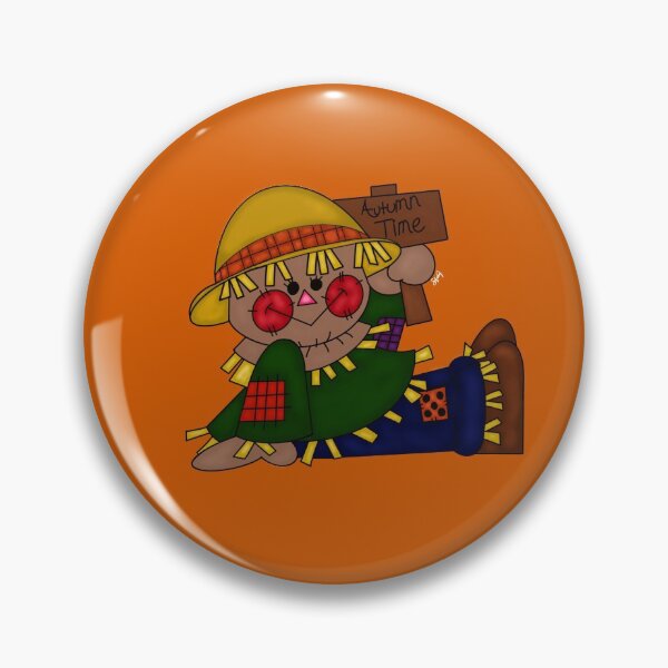Item preview, Cute Autumn Scarecrow designed and sold by Miss Stephanie’s Art Creations.
