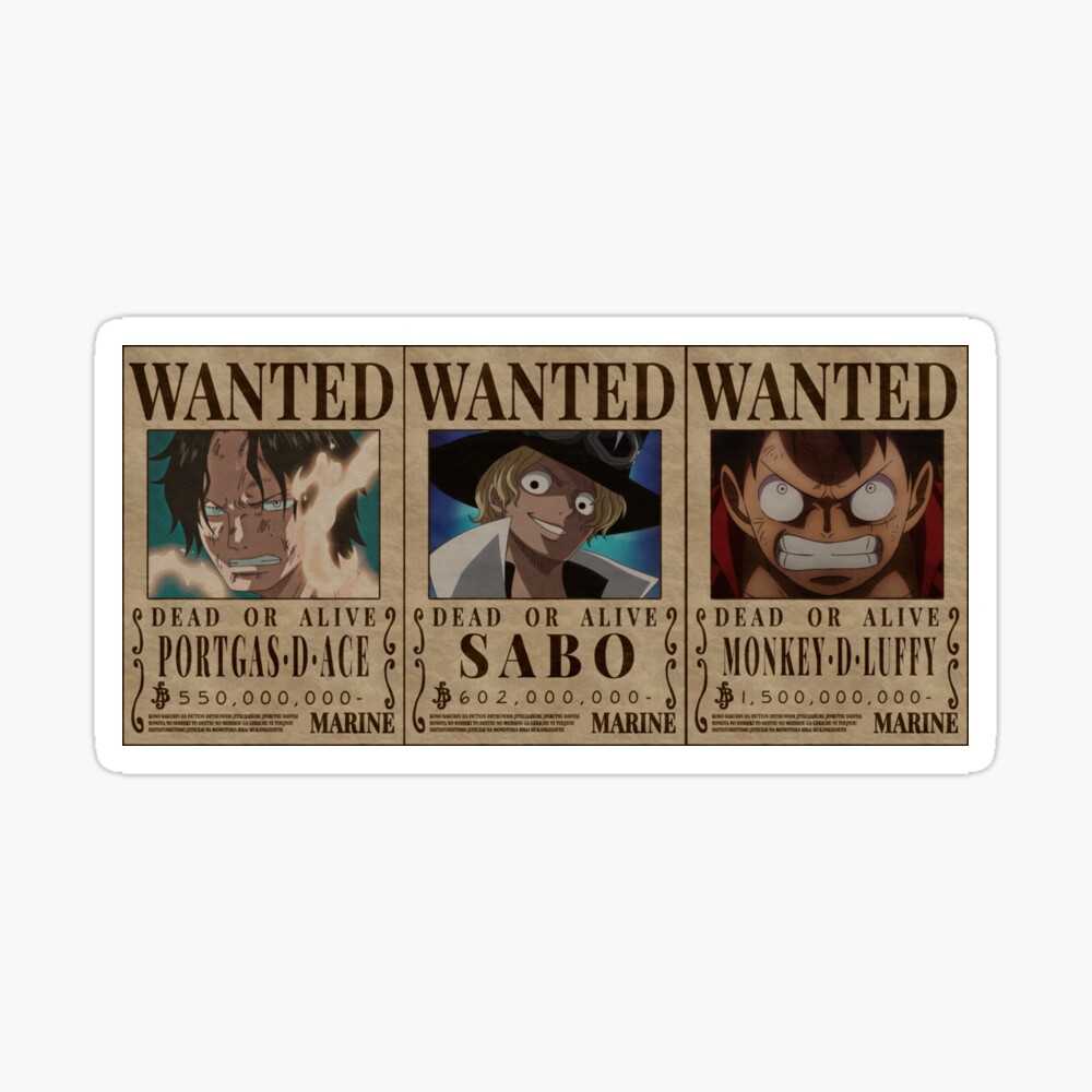 Asl Trio One Piece Ace Sabo Luffy Poster By Patrika Redbubble