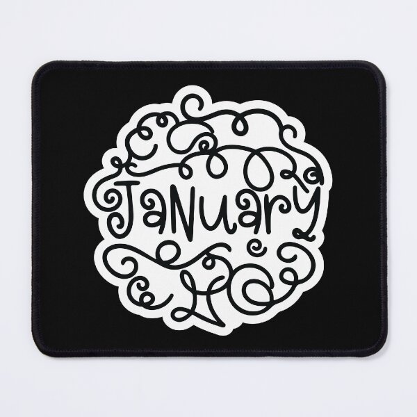 Item preview, January Doodle Planner Sticker  designed and sold by MysticMagpie.