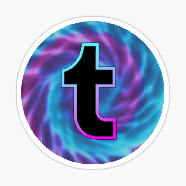 "Tumblr logo" Sticker for Sale by ekaterinak0423 | Redbubble