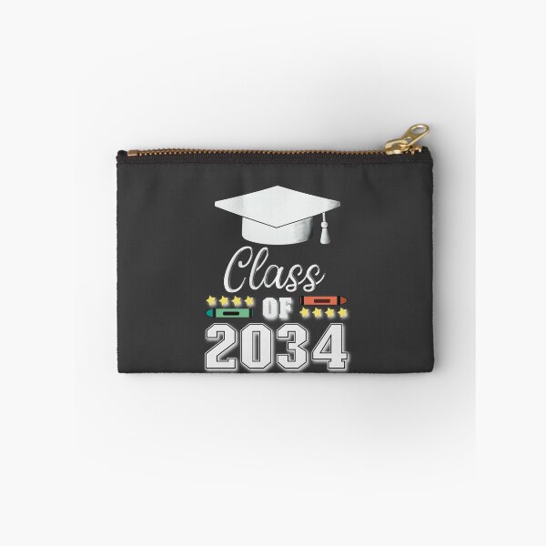 Item preview, Class of 2034 green dark orange crayon - white letters designed and sold by FlorenciaBliss.