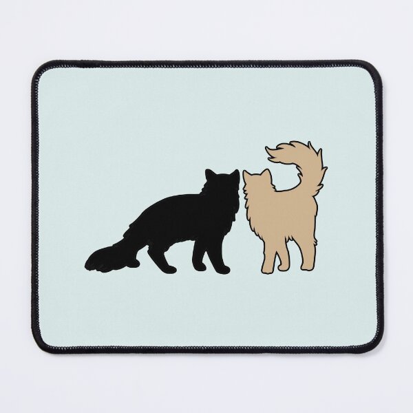 Item preview, Bella & Edward Feeling Spicy (Black & Beige Cats) designed and sold by andmarstan.